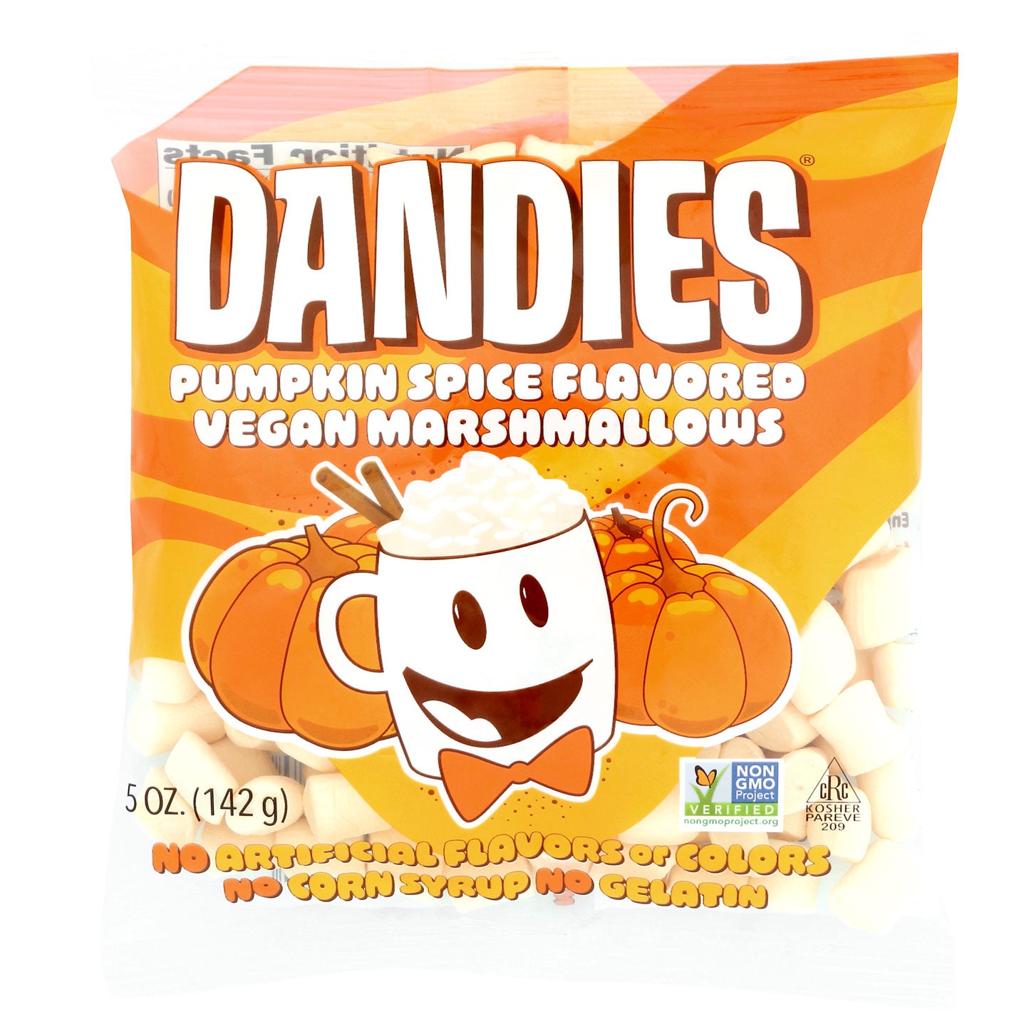 Dandies - Vegan Marshmallows  - Pumpkin Spice Minis, 5oz