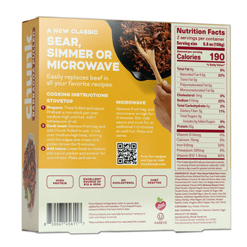 Chunk - Plant Based Pulled Barbacoa, 11oz