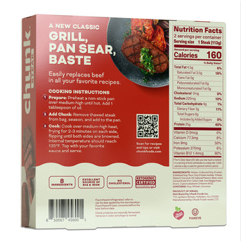 Chunk - Plant Based Steaks, 8oz
