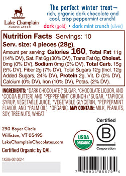 Lake Champlain - Winter Chocolate Coins Bag, 10oz