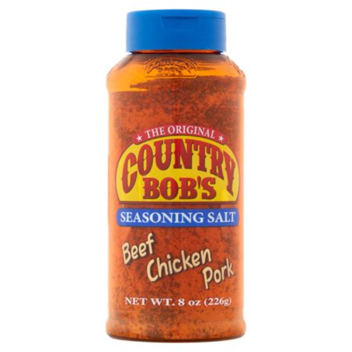 Country Bobs - Salt Seasoning, 8 Oz (Pack Of 12)