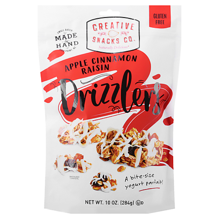 Creative Snacks - Apple Cinnamon Raisin Drizzlers, 10 Oz