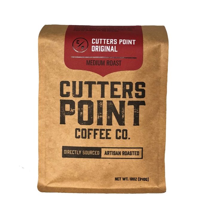 Cutters Point Coffee Co. - Ground Cutters Point Original Coffee, 12 Oz (Pack Of 6)