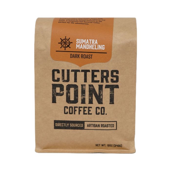 Cutters Point Coffee Co. - Ground Sumatra Mandheling Coffee, 12 Oz (Pack Of 6)