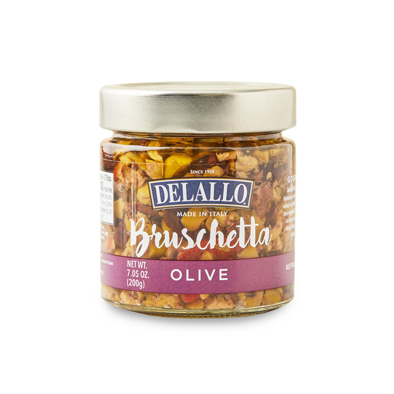 Delallo - Bruschetta Olive, 7.05 Oz (Pack of 6)