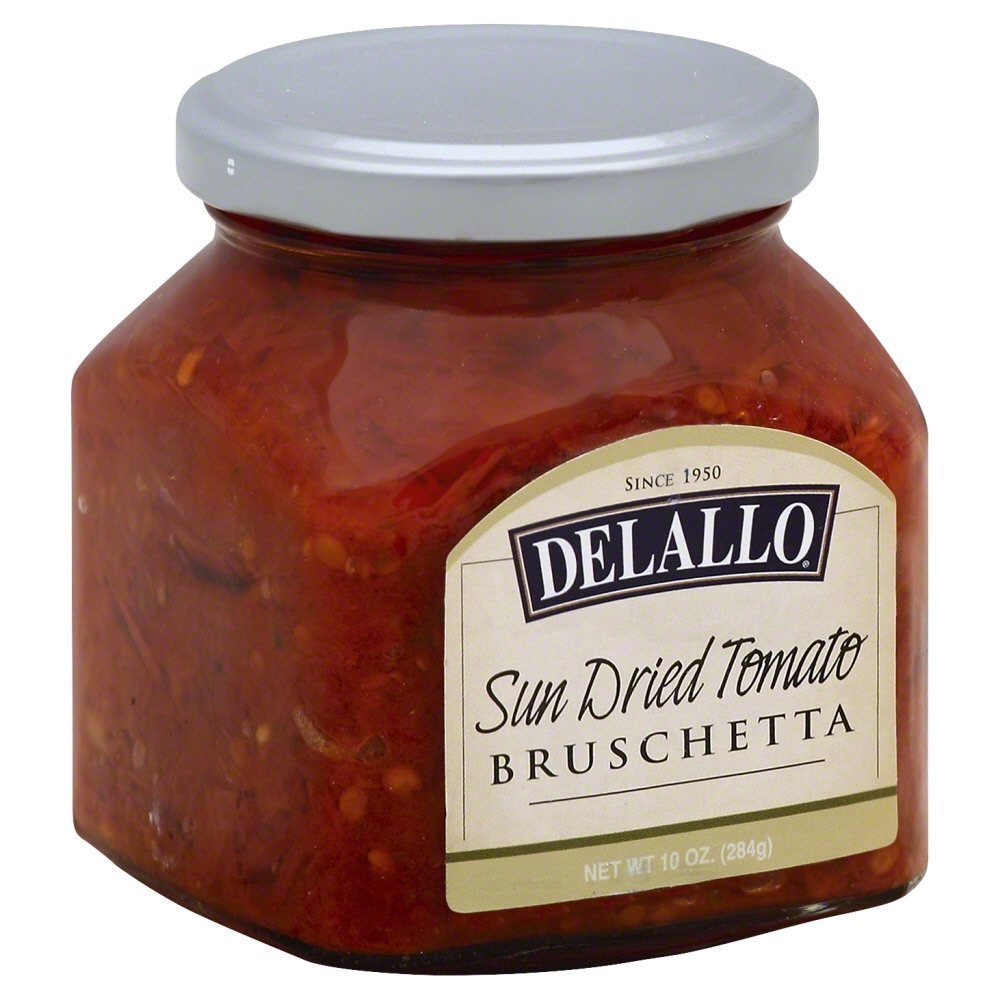 Delallo - Bruschetta Sundried Tomato, 10 Oz (Pack of 6)