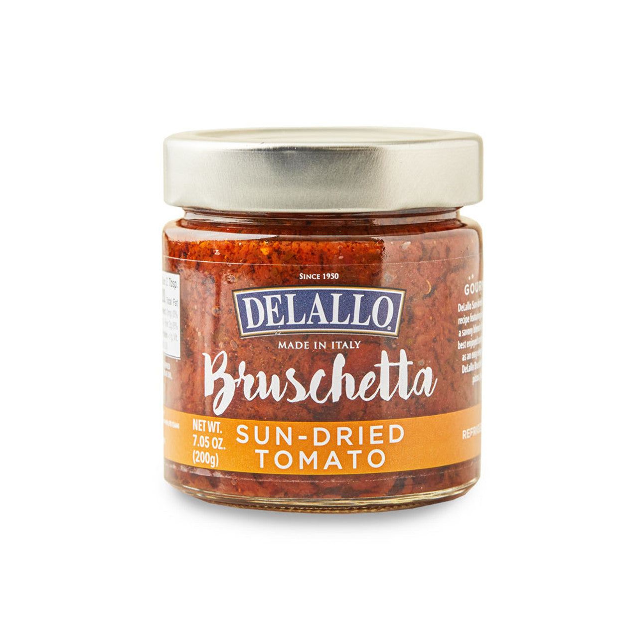 Delallo - Bruschetta Sundried Tomato 7.05 Oz (Pack of 6)