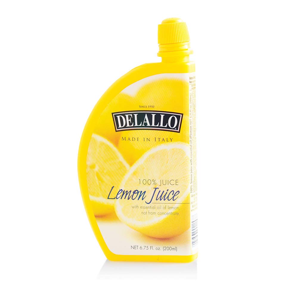 Delallo - Lemon Juice, 6.75 Oz (Pack of 12)