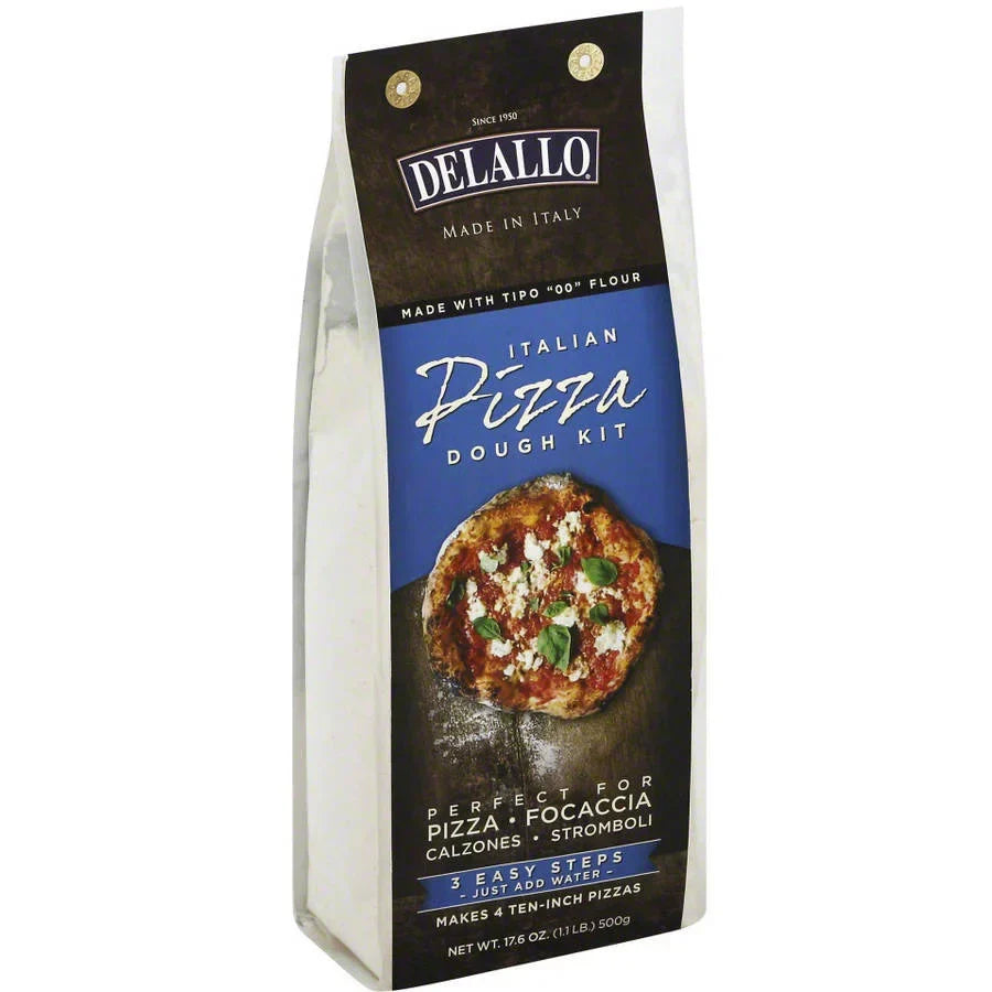 Delallo - Pizza Dough Kit, 17.6 Oz (Pack of 10)