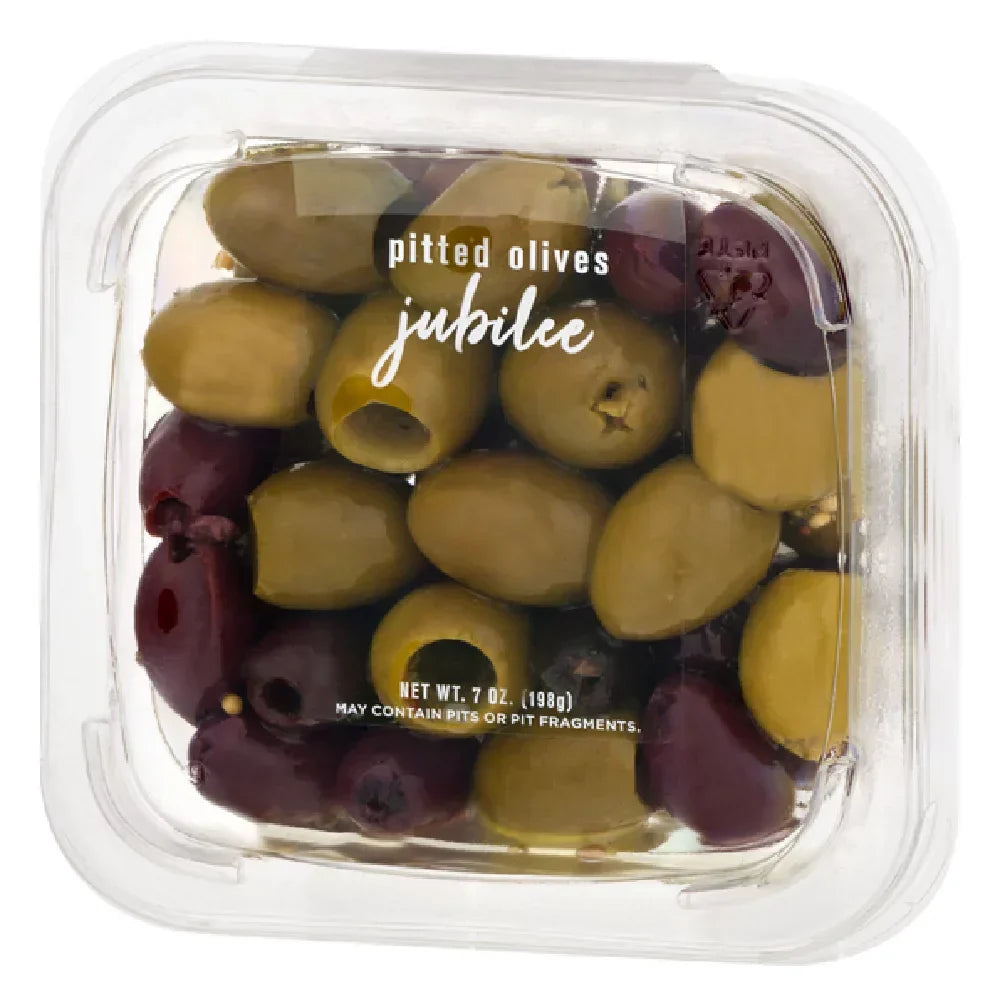 Delallo - Olive Pitted Jubilee, 7 oz (Pack of 12)