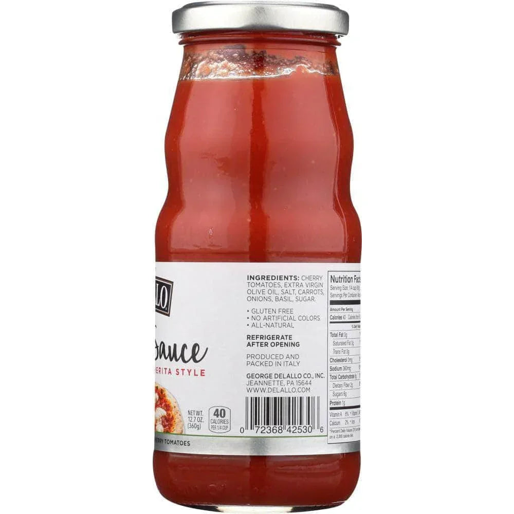 Delallo - Pizza Italian Sauce, 12.7 Oz (Pack of 6)