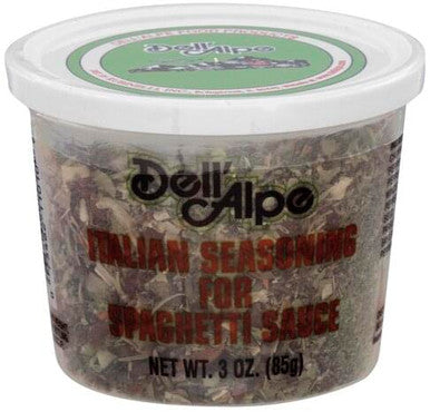 Dell Alpe - Spaghetti Seasoning, 3 Oz (Pack of 12)