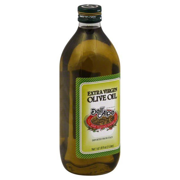 Dell Alpe - Italian Extra Virgin Olive Oil, 33.8 Oz (Pack of 6)