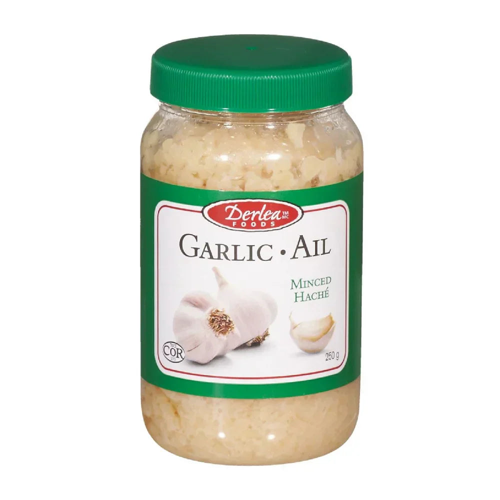 Derlea - Organic Garlic Minced, 4.4 Oz (Pack of 12)