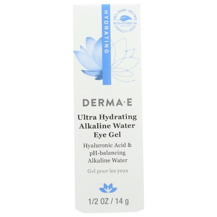 Derma E - Ultra Hydrating Alkaline Water Eye Gel, 0.5Oz