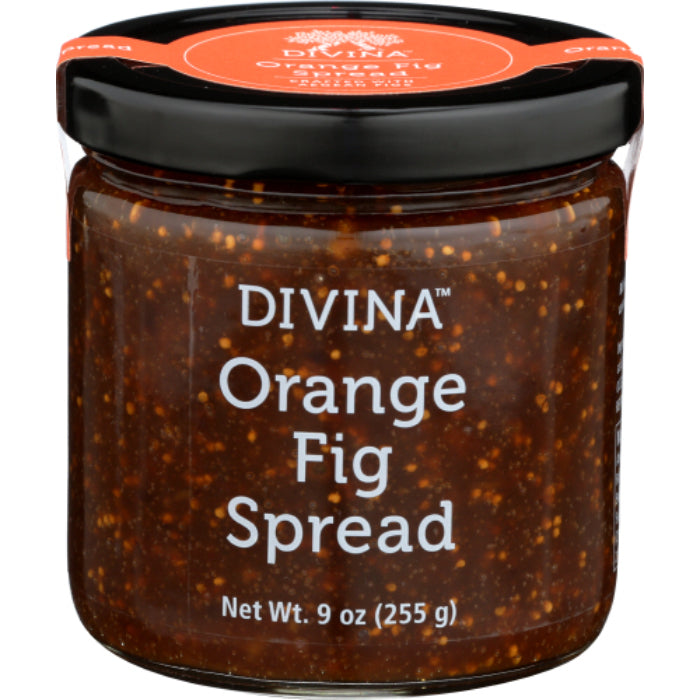 Divina - Orange Fig Spread, 9 Oz (Pack of 12)