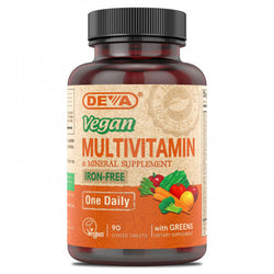 Deva - Vegan Multivitamin & Mineral Iron-Free - One Daily