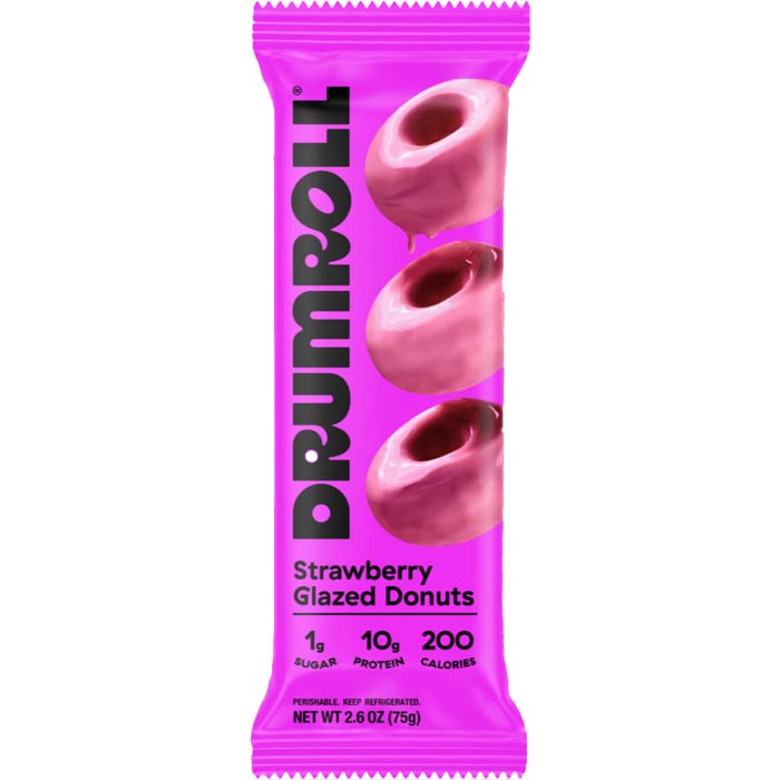 Drumroll - Mini Strawberry Glazed Donuts, 2.6oz