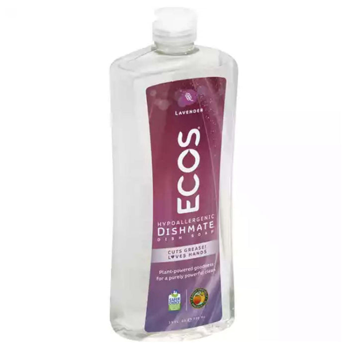 Ecos - Dishmate, Lavender, 25 oz - Pack of 6