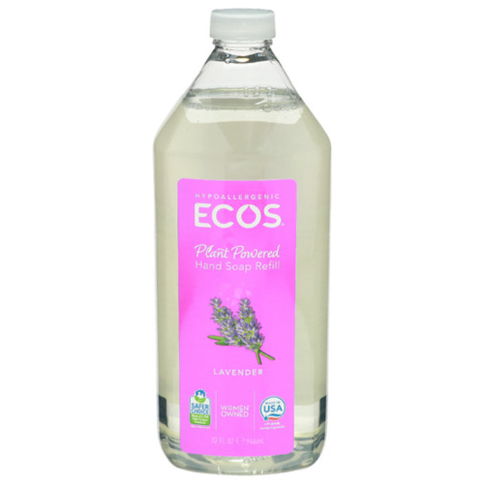 Ecos - Hand Soap Refill, Lavender, 32 oz - Pack of 6