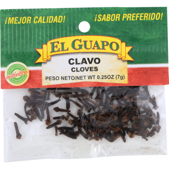 El Guapo - Whole Clove 0.25 Oz - Pack of 18