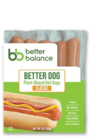 Better Balance - Better Dog Plant Based Hot Dogs Classic, 7oz