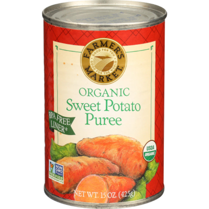 Farmers Market - Foods Potato Sweet Puree Org 15 Oz - Pack Of 12