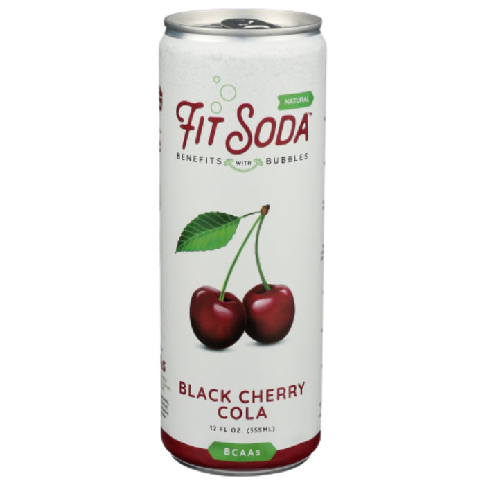 Fit Soda - Soda Black Cherry Cola 12 Fo - Pack Of 12