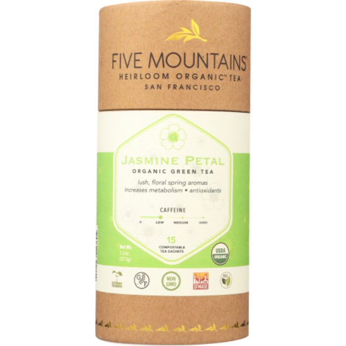 Five Mountains - Tea Jasmine Petal 15 Bag - Pack Of 6