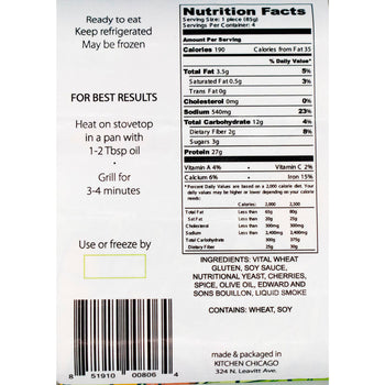 Feed Your Head - Vegan Cherry Sage Sausage, 12oz