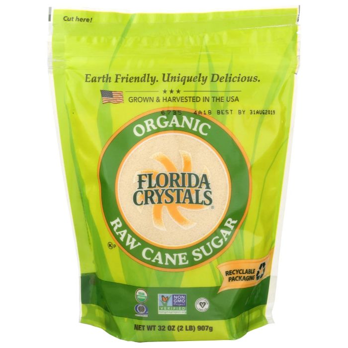 Florida Crystals - Sugar Cane Organic 2 Lb - Pack Of 6