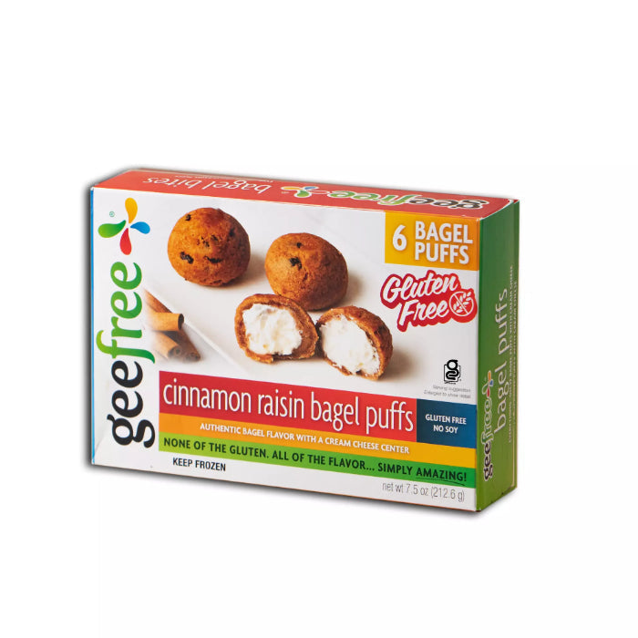 Geefree - Bagel Puff Cinn Raisin 7.5 Oz - (Pack of 6)