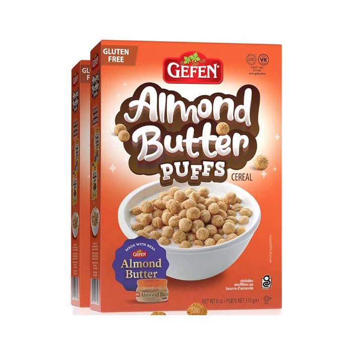 Gefen - Cereal Puff Almont Butter 6 Oz - Pack Of 12