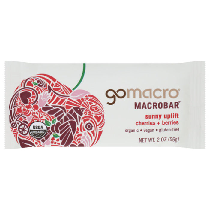 GOMACRO - BAR CHERRY & BERRIES 2 OZ - Pack of 12