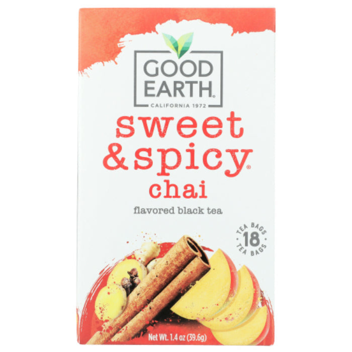 Good Earth Tea - Chai Sweet & Spicy 18 BG - Pack of 6