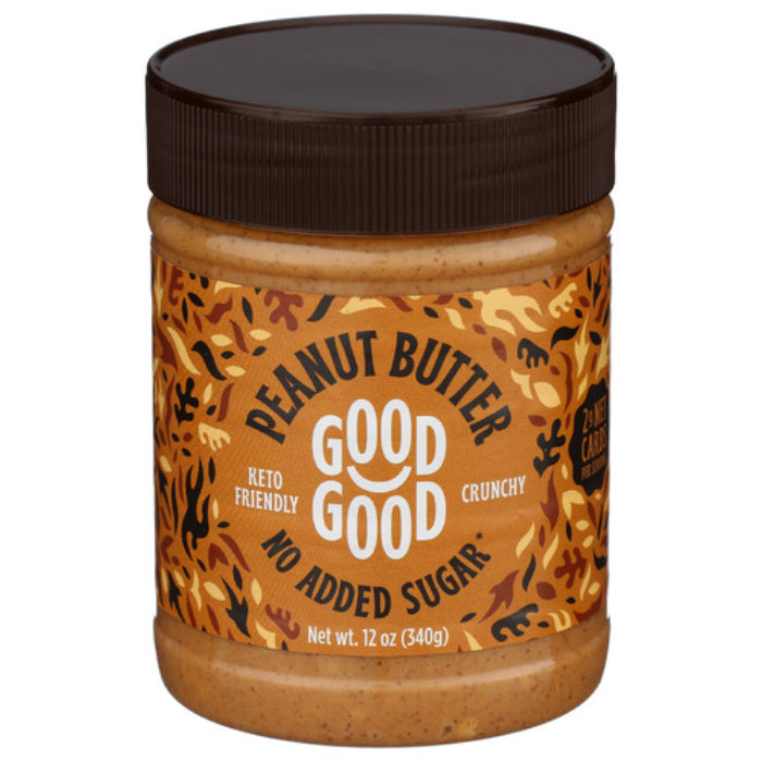 Good Good - Peanut Butter Crunchy L Crb 12 Oz - (Pack of 6)