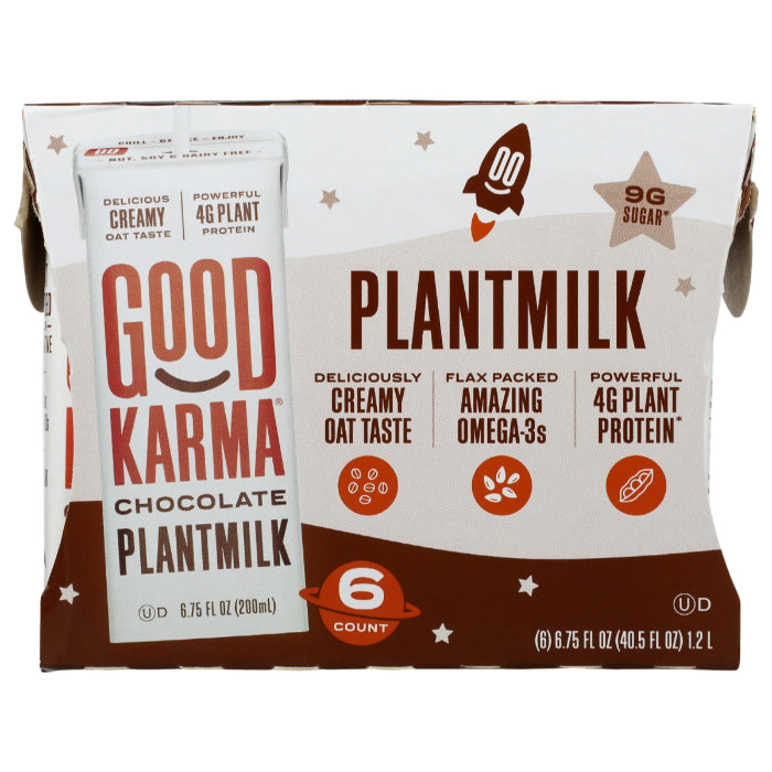 GOOD KARMA - MILK PLANTBASED CHOC 6PK 40.05 FO - Pack of 3