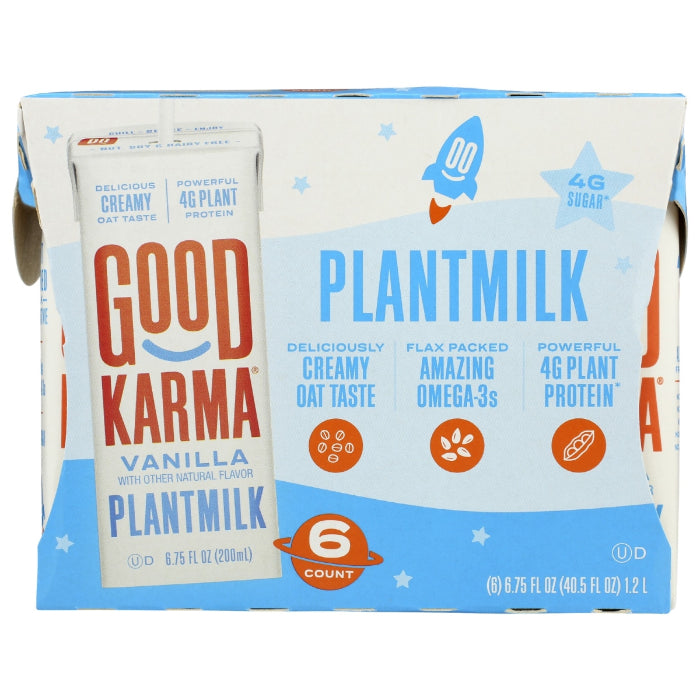 GOOD KARMA - MILK PLANTBASED VANILA 6PK 40.05 FO - Pack of 3