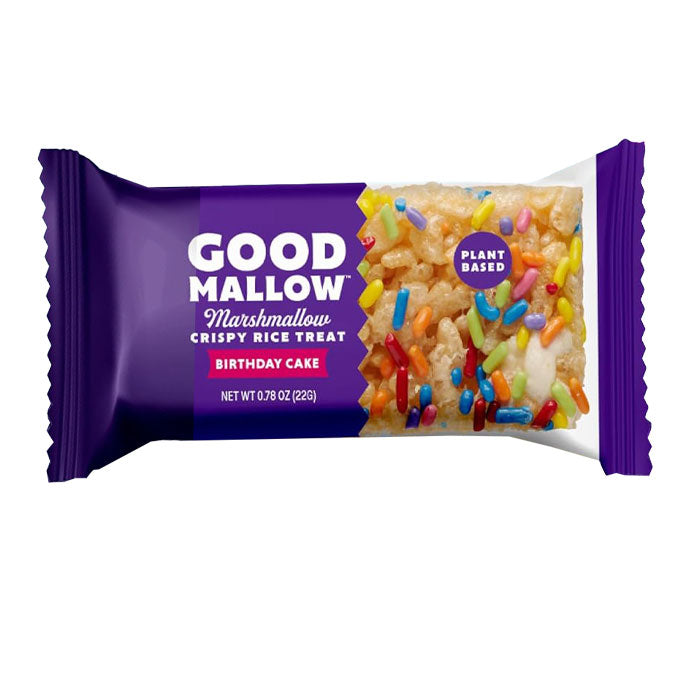 Good Mallow - Marshmallow Crispy Rice Treats - Birthday Cake, 0.78oz