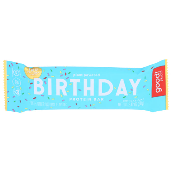 GOOD SNACKS - BAR BIRTHDAY CAKE 2.12 OZ - Pack of 12