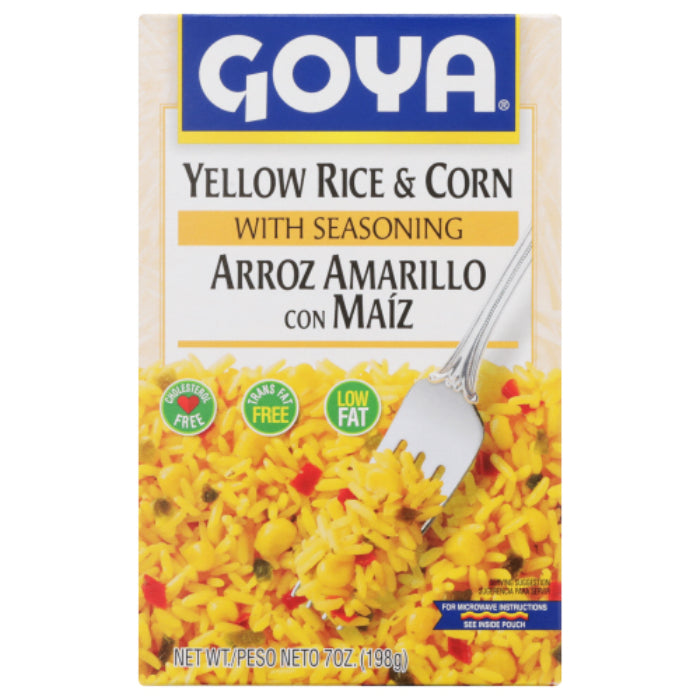 GOYA - RICE YELLOW CORN 7 OZ - Pack of 12