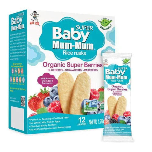 Hot Kid - Teethr Baby Super Berry Organic 1.76 Oz - (Pack of 6)