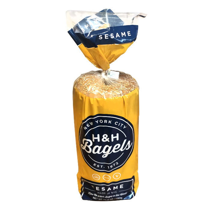 H&H BAGELS - BAGEL SESAME 6PK 6 PK - Pack of 10