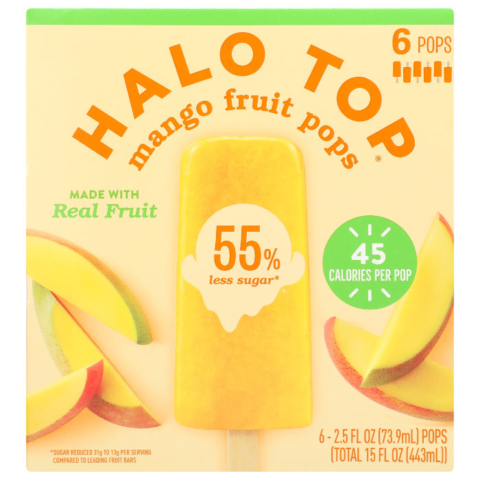 Halo Top - Fruit Bar Mango 6 Pk - (Pack of 6)