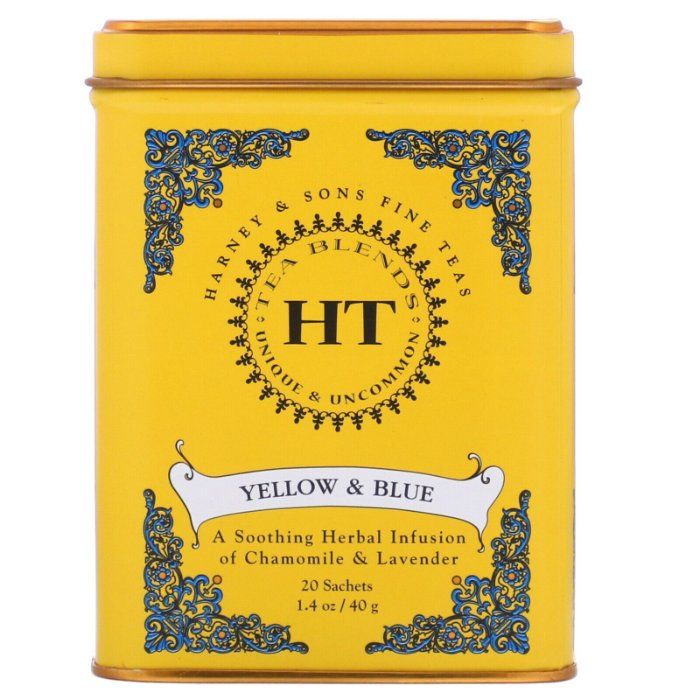 Harney & Sons Tea Ht Yellow Blue 20ea 20 Ea - Pack Of 4