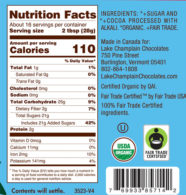 Lake Champlain - Hot Chocolate - Traditional Winter, 16oz