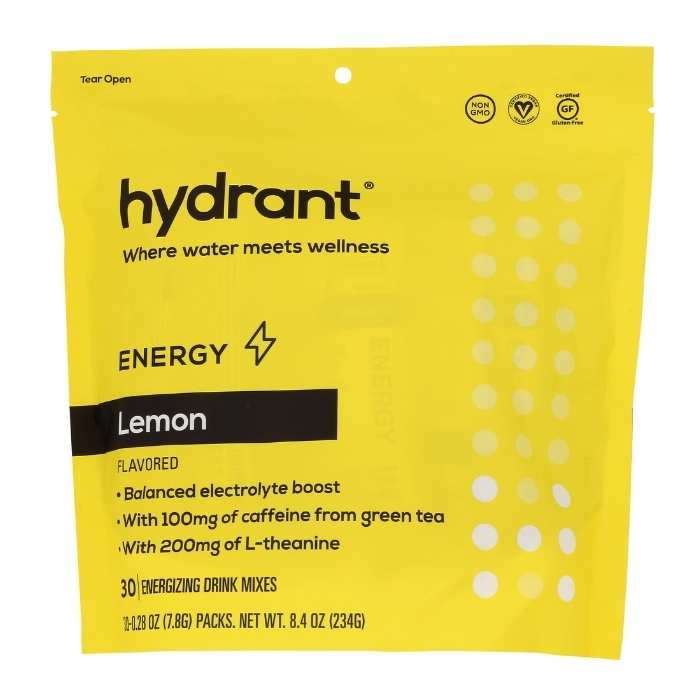 Hydrant - Energy Lemon Hydration Mix, 30 Sachets