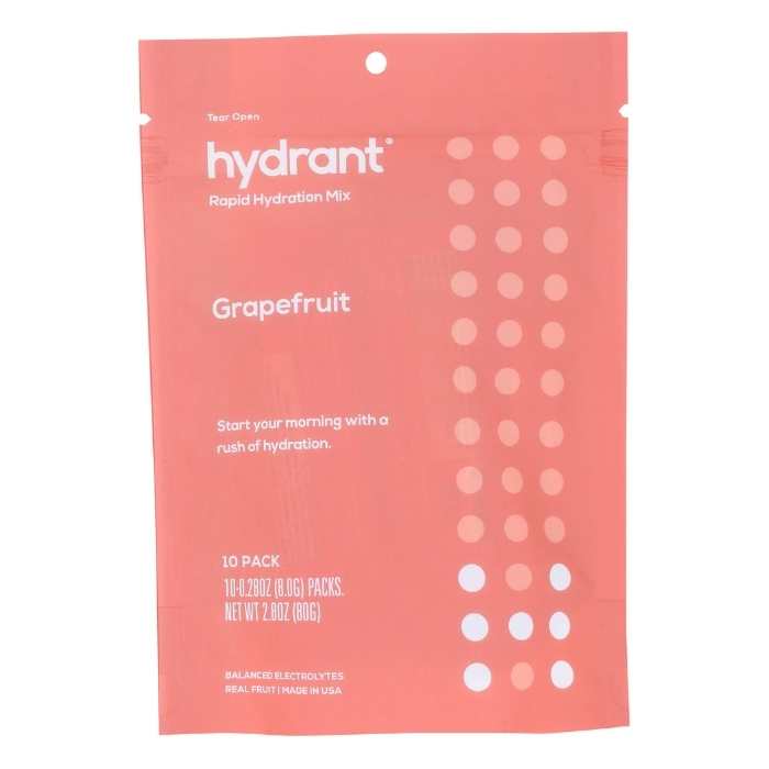 Hydrant - Hydrate Grapefruit Hydration Mix, 10 Sachets