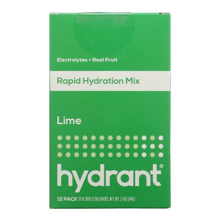 Hydrant - Hydrate Lime Hydration Mix, 12 Sachets