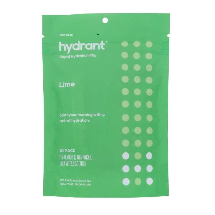 Hydrant - Hydrate Lime Hydration Mix, 10 Sachets